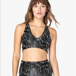 Beyond Yoga Snakeskin Sports Bra